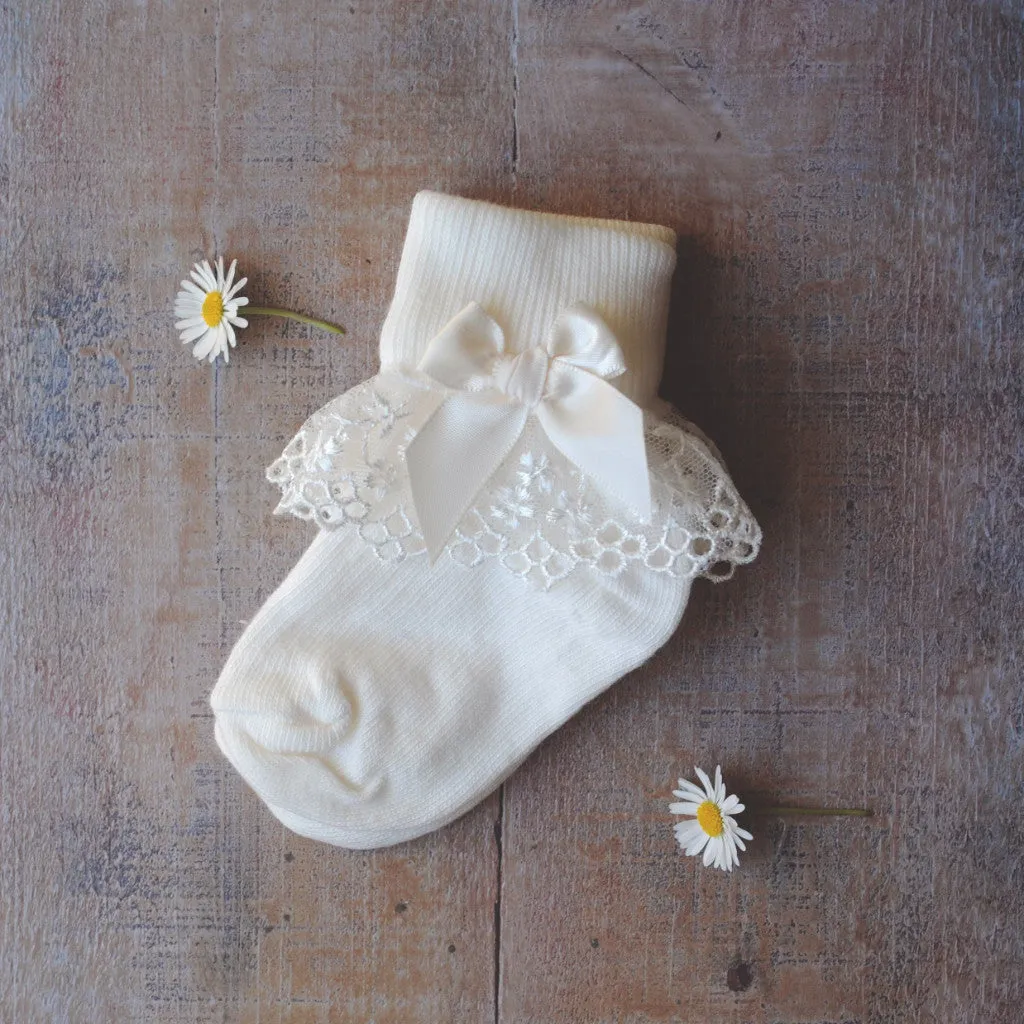 Christening socks 'Eden'