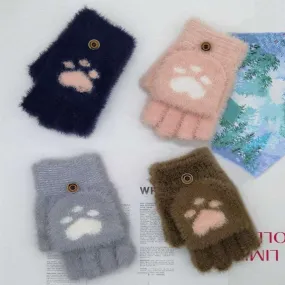 Cozy Paws Half Finger Gloves