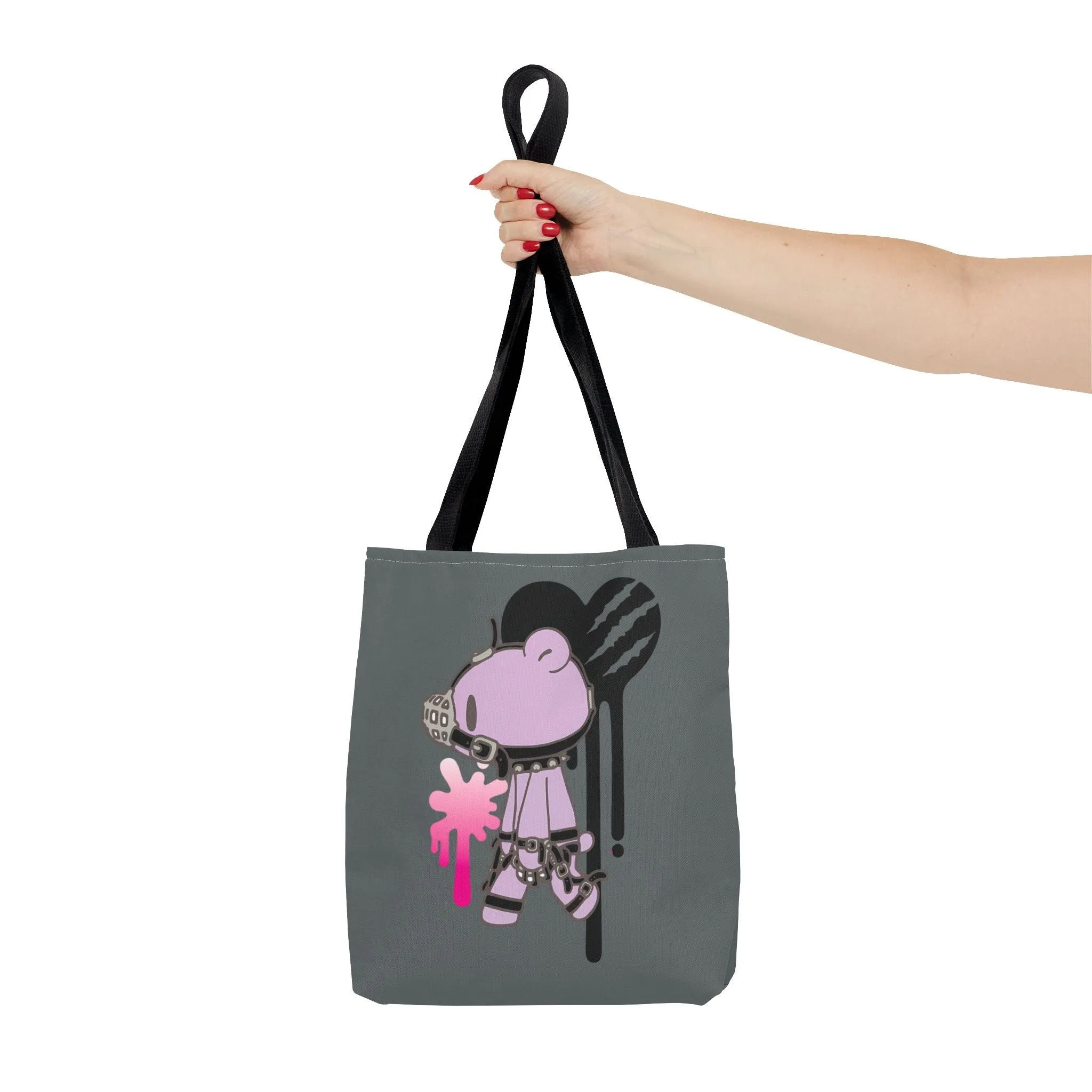 Gloomy Bear x DEDGRL6  "Jelly Heart" Tote Bag