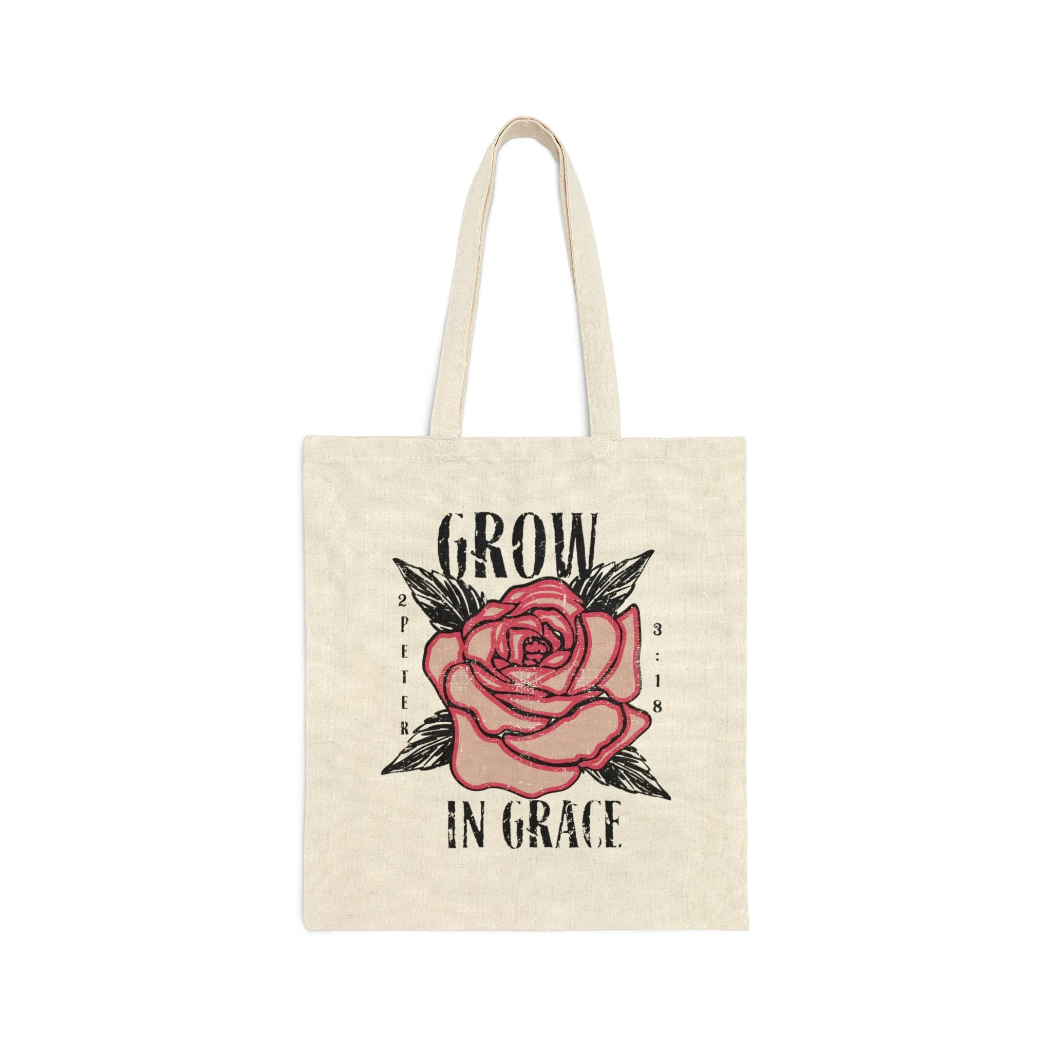 Grow In Grace Tote Bag