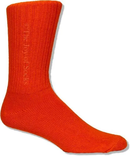 JoyofSocks.com Colorful Cotton Crew Socks (Men's)