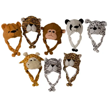 Kids Plush Wild Animal Hat