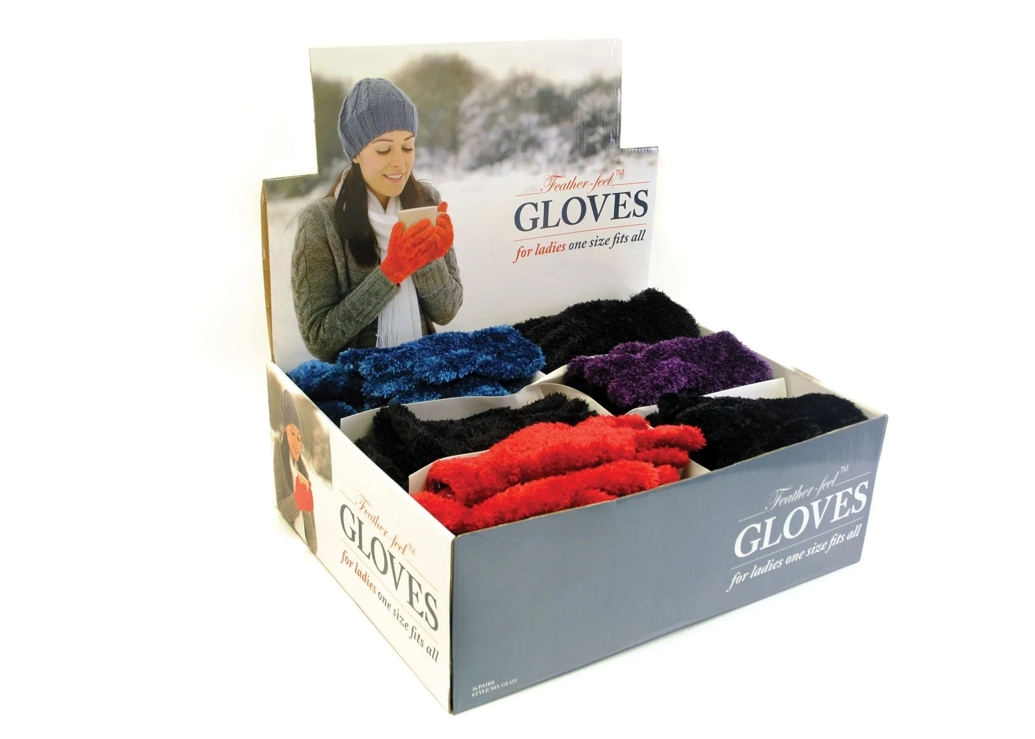 Ladies Feather Feel Gloves - Pack of 12