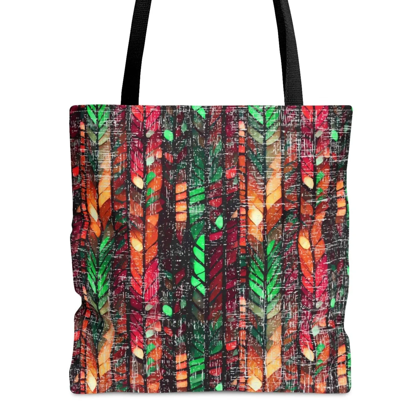 Multicolored Woven Large Tote Bag: Stylish and Vibrant Carryall