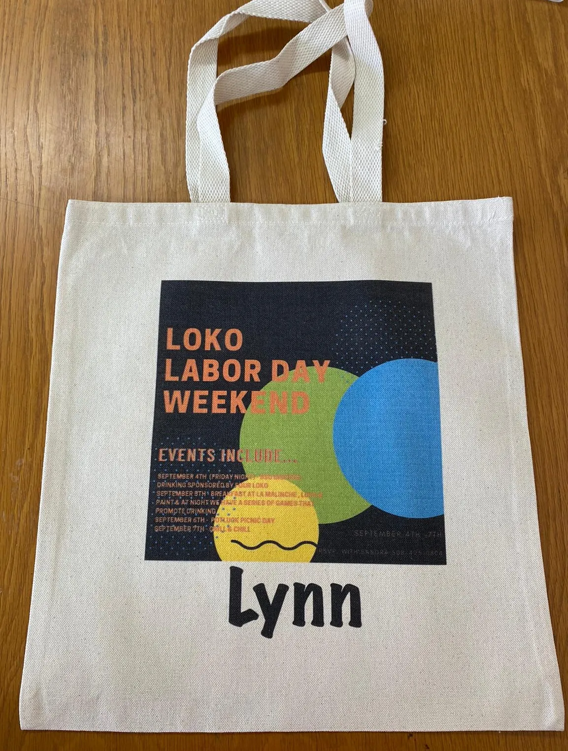 Set of 12, EcoPrint Custom Digital Printed Heavy Canvas Tote Bags