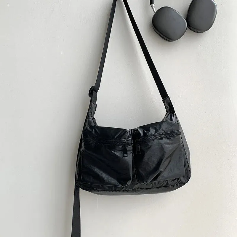 UAKISS  -  2024 Trendy Ins Women Y2k Aesthetic Handbags All Match Casual Pocket Shoulder Bag Korean Simple Vintage Female Crossbody Bags