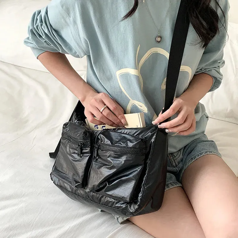 UAKISS  -  2024 Trendy Ins Women Y2k Aesthetic Handbags All Match Casual Pocket Shoulder Bag Korean Simple Vintage Female Crossbody Bags