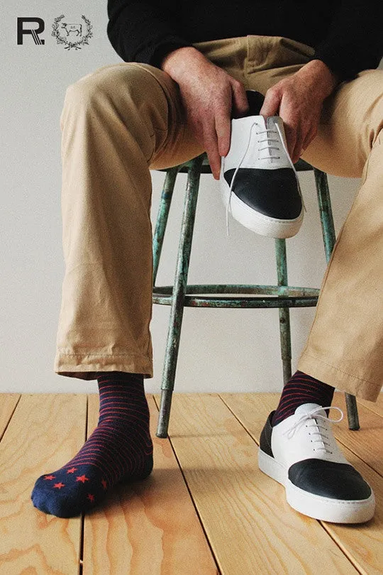 Union Thread - Patriot Navy & Red Socks