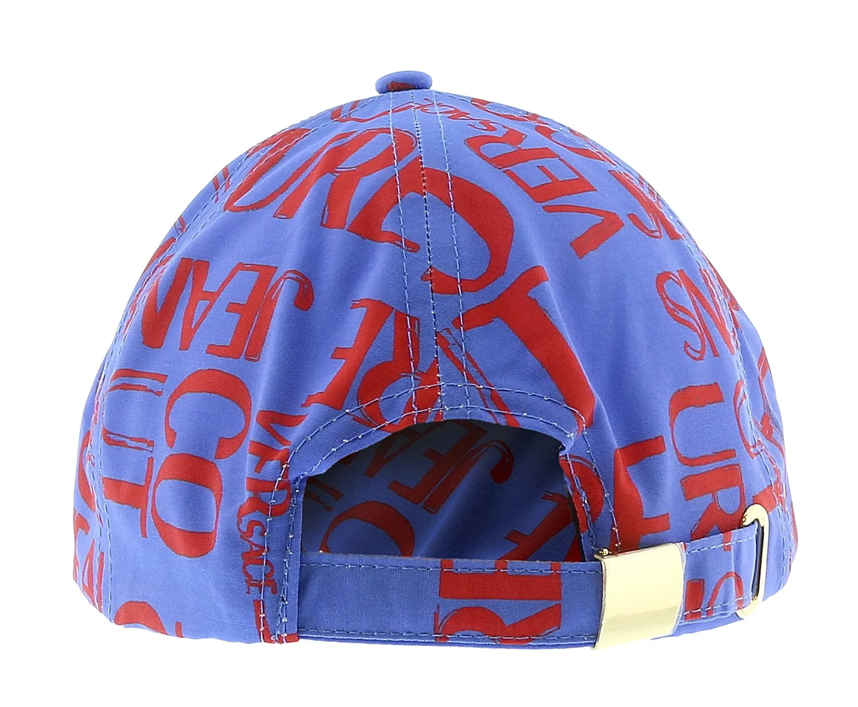 Versace Jeans Couture Purple Red  Signature Print Baseball Cap