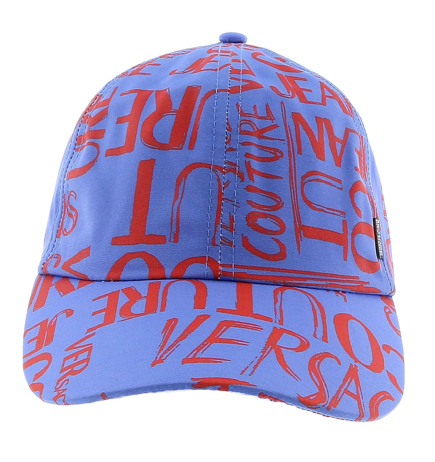 Versace Jeans Couture Purple Red  Signature Print Baseball Cap
